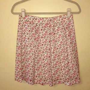 Floral print skirt